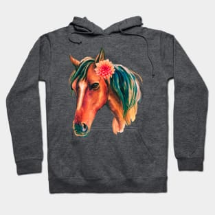 Seamless Horse Pattern Hoodie